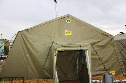 Палаточный лагерь в 36-й ДШБр ВС РК для участников Военного парада.