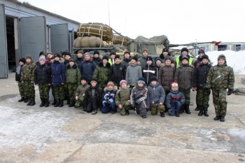 воспитанники РРОО «Православные Витязи» совершили экскурсию в 137 парашютно-десантный полк ВДВ