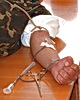 Воины-десантники принимают активное участие в сдаче донорской крови для онкобольных детей