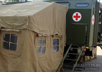 Специалисты медицинской службы ВДВ проходят курс экстремальной военной медицины