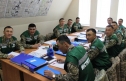 Занятия инструкторов по огневой подготовке в стрелковом тире 36 десантно-штурмовой бригады ВС РК