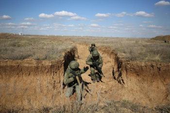 В Волгоградской области прошли учения гвардейцев-десантников