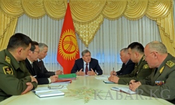 Командующий Нацгвардией участвовал в совещании по реформе ВС Кыргызстана