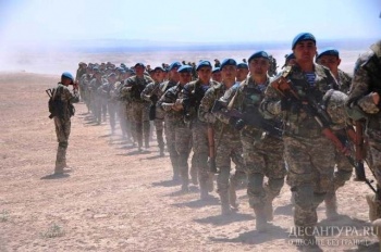 Казахстанские воинские подразделения переданы в оперативное подчинение командующего КСОР ОДКБ