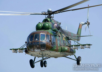 Спецназ ЗВО отработал огневую поддержку десанта с борта вертолета Ми-8