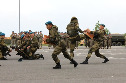 День государственных символов Казахстана в 36 десантно-штурмовой бригаде.
Показательное выступление разведроты.