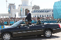 Военный парад в честь Дня защитника Отечества, Астана 7 мая 2014 г.
Министр обороны Республики Казахстан Серик Ахметов.