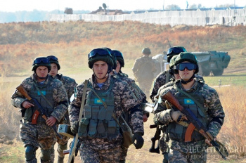 Алматинская десантно-штурмовая бригада отметила 38-ю годовщину со дня основания
