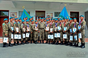 Казахстанские десантники заняли третье место в конкурсе «Десантный взвод»