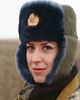 Старший солдат 79-й Николаевской отдельной аэромобильной бригады Ксения Алейникова - победительница первого Всеукраинского конкурса «Красавица в погонах – 2012»