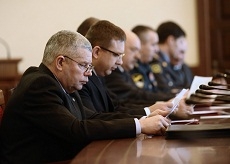 Председатель комитета безопасности Ставропольского края встретился с командующим ВДВ В. Шамановым