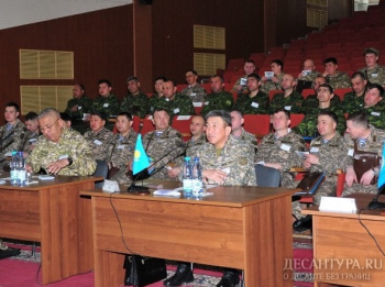 Представители Десантно-штурмовых войск ВС РК приняли участие в оперативном сборе на полигоне ВС РФ
