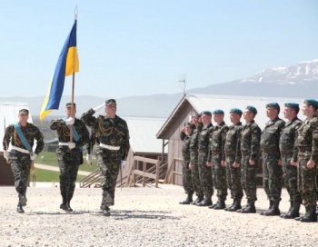 Началась очередная ротация украинского миротворческого контингента в Косово