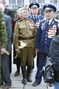Встреча Командующего ВДВ с десантниками-участниками Великой Отечественной войны в городе Раменское 