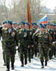 Российские десантники убывают в Киев для участия в параде.