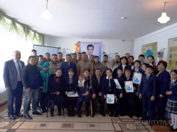 Разведчики ДШВ ВС РК приняли участие в памятном мероприятии в селе Жылыбулак