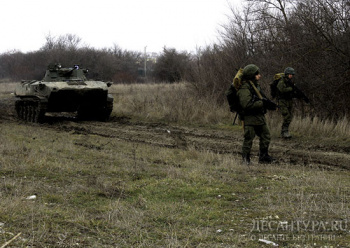 Разведчики Новороссийского соединения ВДВ провели тренировку в горно-лесистой местности