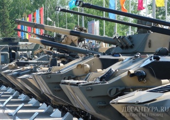 В праздничные дни в местах дислоцирования соединений ВДВ будет организован показ боевой техники и вооружения «крылатой пехоты»