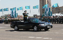 Военный парад в честь Дня защитника Отечества, Астана 7 мая 2014 г.
Главком СВ ВС РК генерал-лейтенант Мурат Майкеев.