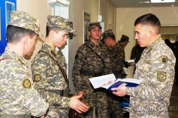 Началась войсковая стажировка учащихся Кадетского корпуса МО РК