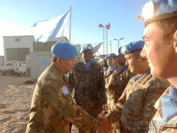Действия офицеров «Казбата» положительно оценены командующим военной миссии ООН в Западной Сахаре