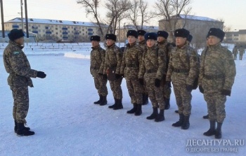 В Аэромобильных войсках ВС РК продолжается стажировка кадетов