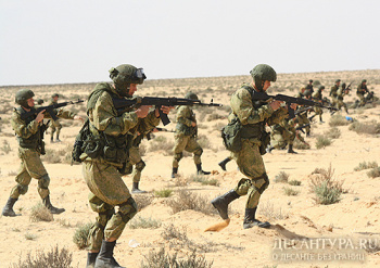 Российские десантники получили опыт действий в условиях африканской пустыни