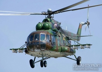 В Псковской области спецназ отработал ведение огня с борта вертолета