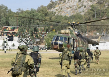 Спецназ России и Пакистана провел тренировку по десантированию из вертолетов