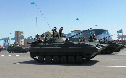 Военный парад в честь Дня защитника Отечества, Астана 7 мая 2014 г.
Мотострелки на БМП-2