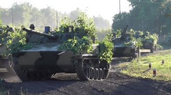 Ульяновские десантники испытали боевые машины БМД-4М и БТР-МДМ в ходе учения