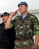 Десантники 95-й бригады в Косово награждены грамотами и медалями