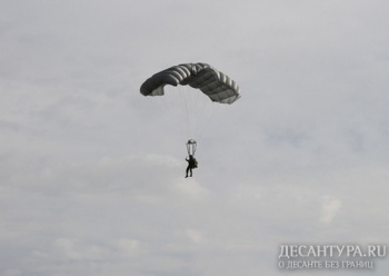 Спецназ ЮВО десантировался на парашютах «Арбалет-2» в тыл условного противника