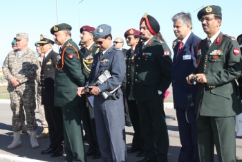 Делегация военнослужащих ВС Индии посетила столичную десантно-штурмовую бригаду