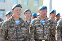 Проводы солдат срочной службы в 36 десантно-штурмовой бригаде. Астана 11 мая 2014 года.
"Дембеля".
