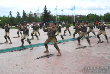 Десантники 36 ДШБр приняли участие в церемонии выпуска воспитанников РШ «Жас Улан»