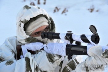 Снайперы ВС Казахстана и Кыргызстана проводят совместную подготовку