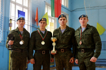 Команда ССО заняла первое место в чемпионате ВС РБ по военному пятиборью