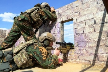 Военнослужащие казахстанского спецназа приняли участие в международных соревнованиях снайперов в США