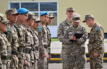 Казахстанские десантники вошли в состав группы военнослужащих для подготовки к конкурсу «Воин содружества»