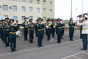 День государственных символов Казахстана в 36 десантно-штурмовой бригаде.
Духовой оркестр МО РК