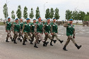 День государственных символов Казахстана в 36 десантно-штурмовой бригаде.
Прохождение подразделений бригады торжественным маршем.