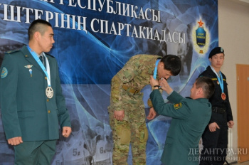 Спецназ и десантники поделили первое и второе места в чемпионате ВС РК по армейскому рукопашному бою