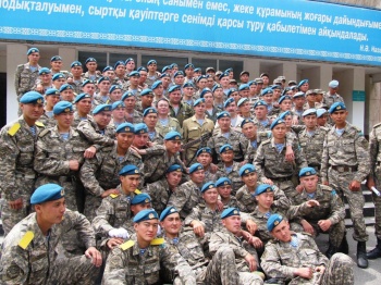 В Алматинской десантно-штурмовой бригаде