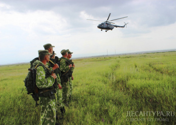 Разведчики 102-й российской военной базы отрабатывают действия в тылу противника