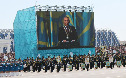 Военный парад в честь Дня защитника Отечества, Астана 7 мая 2014 г.
Поздравление Верховного главнокомандующего ВС РК - Президента Республики Казахстан Нурсултана Назарбаева с Днем защитника Отечества.