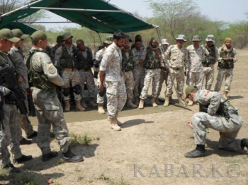 Подразделение спецназа «Скорпион» Вооруженных Сил Кыргызстана задействовано в учении сил спецназначения «Канжар-2016» в Индии