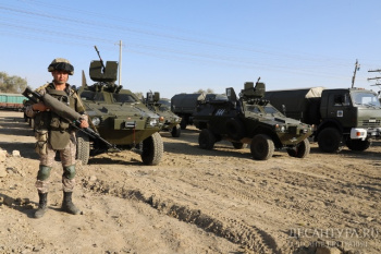 В ходе стратегического КШУ «Батыс-2018» завершена переброска войск на запад Казахстана 
