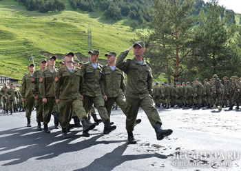 Военнослужащие высокогорных подразделений ВС РФ прибыли в Кабардино-Балкарию для участия в конкурсе «Эльбрусское кольцо»